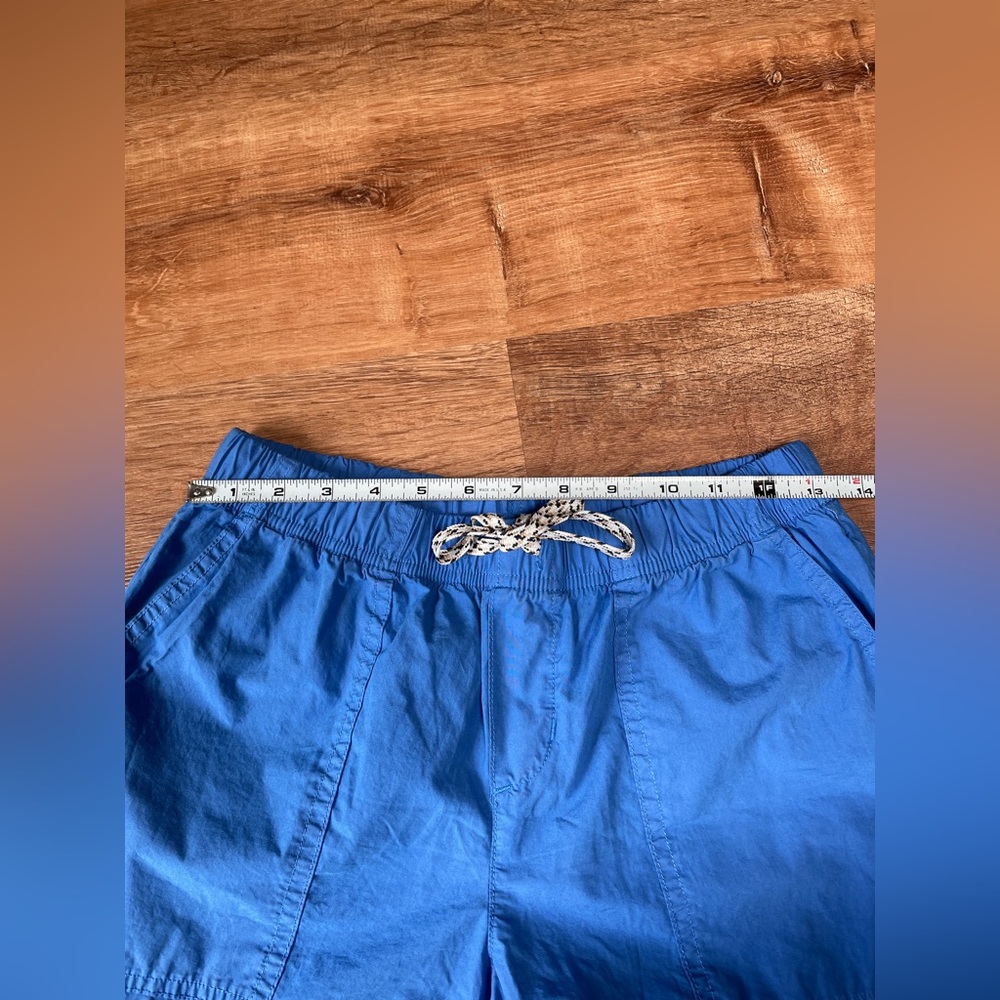 NWT Aerie baggy cargo skater pants XS cotton sustainable drawstring cobalt blue - Picture 13 of 15